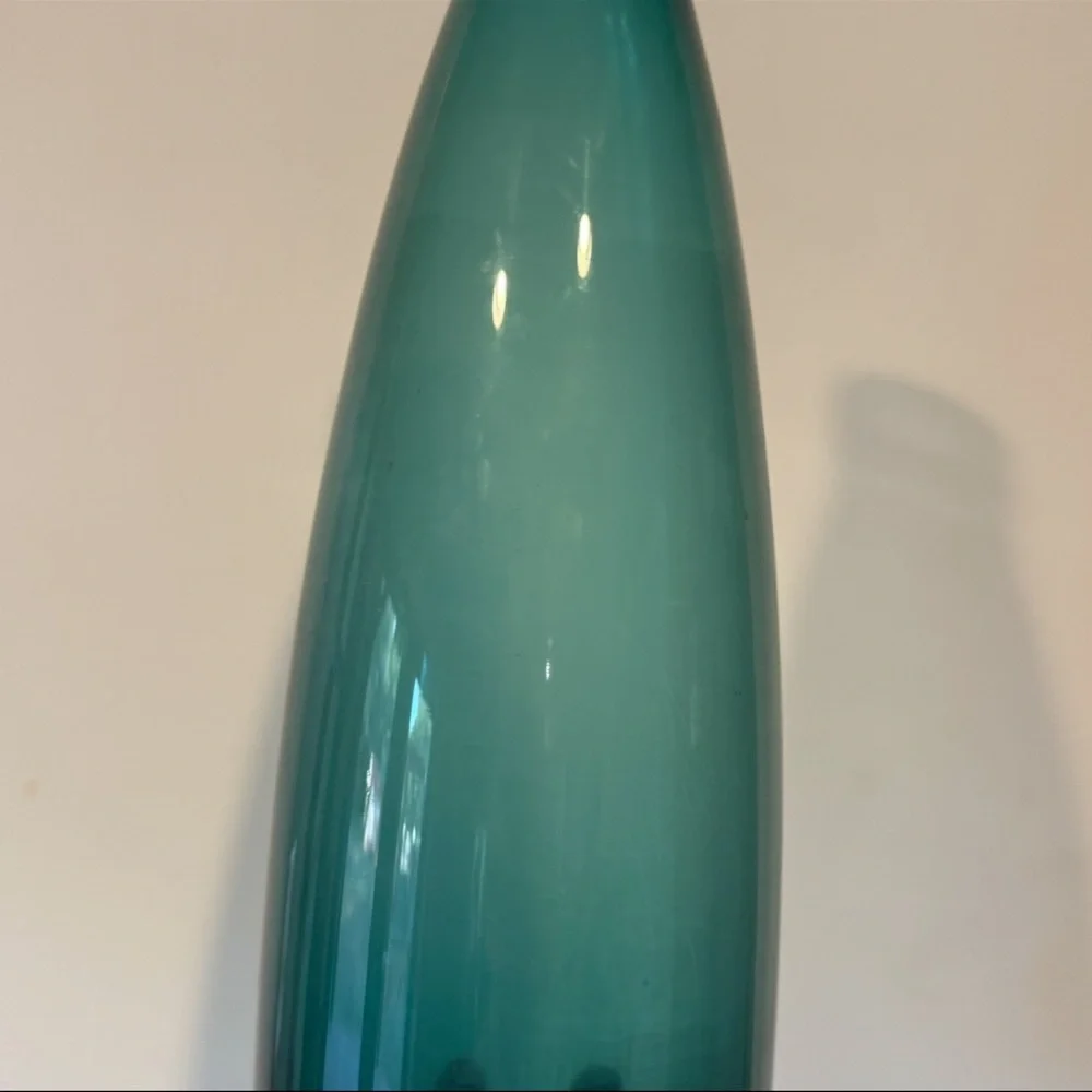 IKEA Blown Glass Bottle Vase